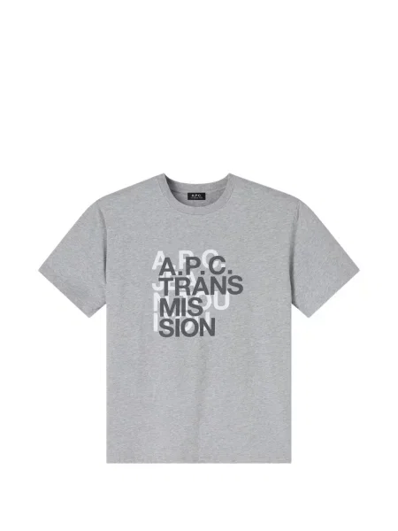 Tricou A.p.c. cu imagine gri