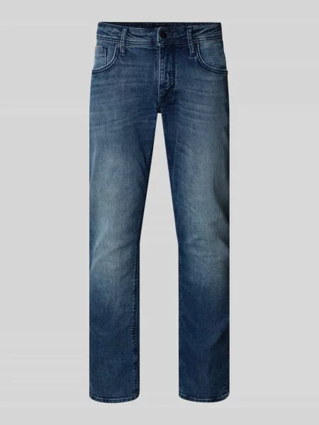 Jeansy o kroju comfort tapered fit z 5 Antony Morato niebieski