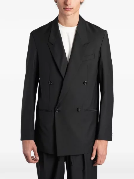 Costum Attachment cu două rânduri de nasturi negru