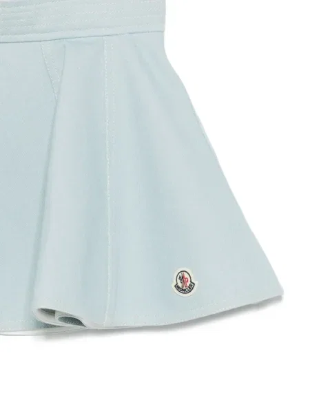 Spódnica mini dziecięca Moncler Enfant niebieska