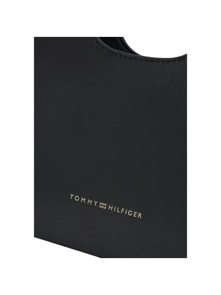 Geantă de mână Tommy Hilfiger Th Logo Mini Tote Black Universal negru
