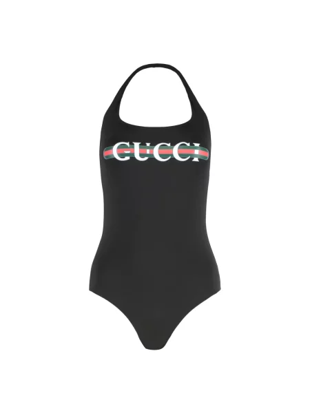Stroj jednoczęściowy Gucci czarny