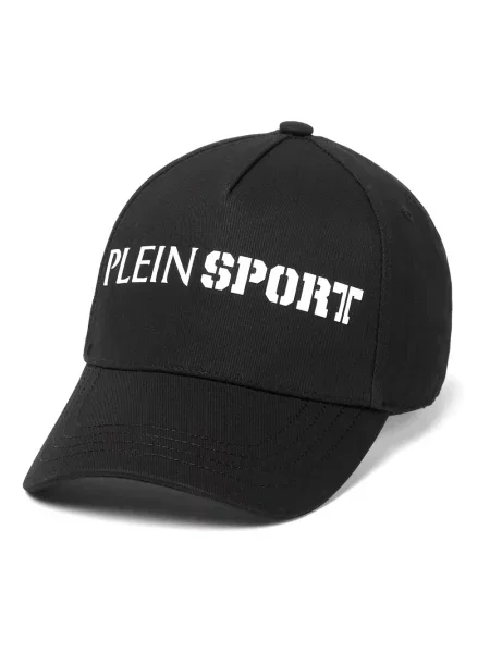 Czapka z daszkiem Plein Sport czarna