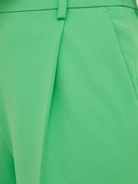 Pantaloni Samsøe Samsøe plisate verde