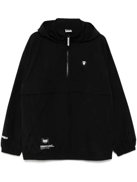 Geacă Aape By A Bathing Ape de jumătate de fermoar negru