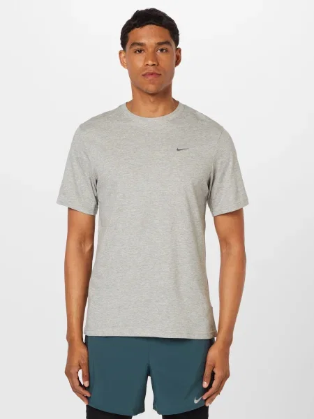 NIKE Funkčné tričko Primary melírovaná / strieborná sivá