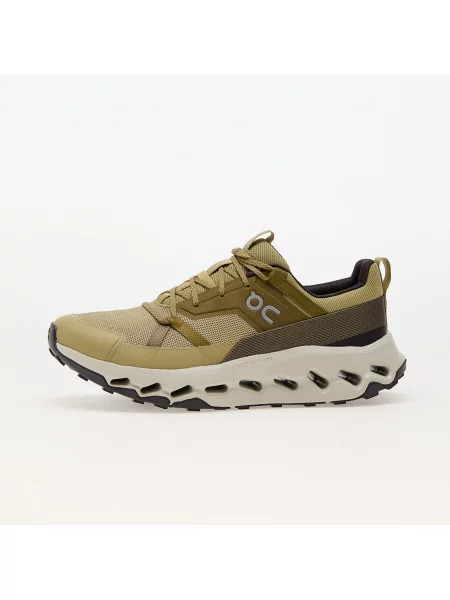 Lniane sneakersy On trekkingowe zielone