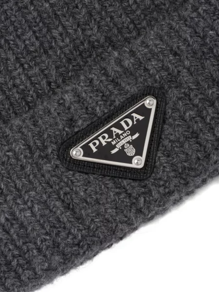 Căciulă Prada de lână gri