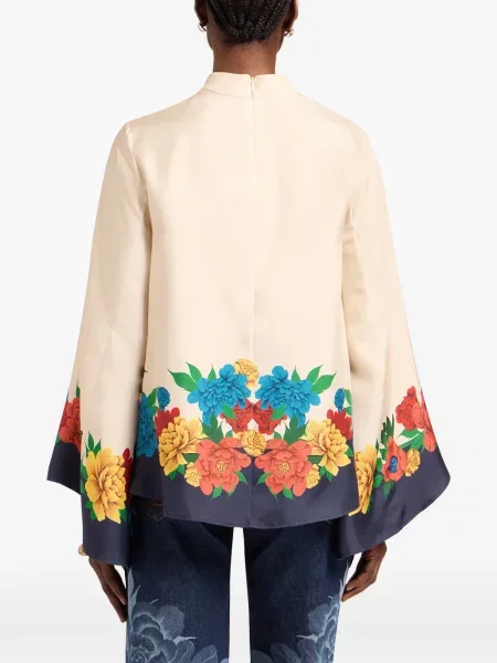 Bluzka La Doublej w kwiatki