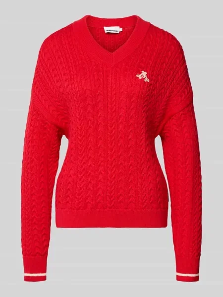 Sweter z dzianiny o luźnym kroju z czystej bawełny model CAARLOA CABLE' Armedangels