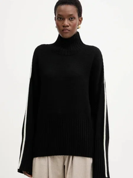 Pinko pulover de lână negru