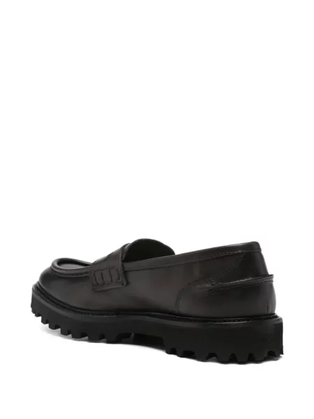 Pantofi loafer Fratelli Rennella din piele negru
