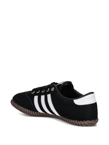 Sneakerși Adidas Predator cu broderie cu dungi din piele de căprioară albastru