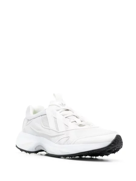 Sneakersy Adidas sznurowane koronkowe białe