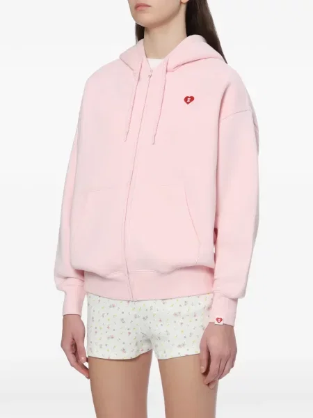 Hanorac cu glugă Apee™ By *a Bathing Ape® cu motiv cu inimi roz