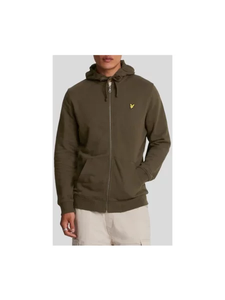 Bluza z kapturem Lyle & Scott zielona