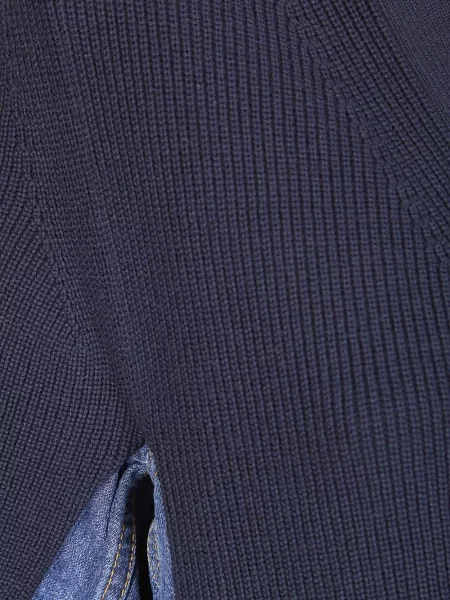 Cardigan Sacai tricotate albastru