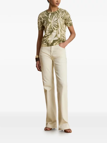 Scurt pulover Lauren Ralph Lauren cu imagine verde