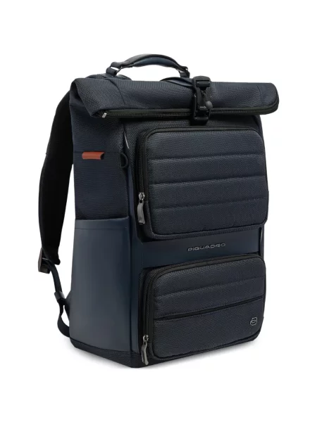 Matlasat rucsac Piquadro albastru