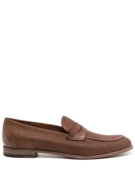 Pantofi loafer Fratelli Rossetti din piele maro