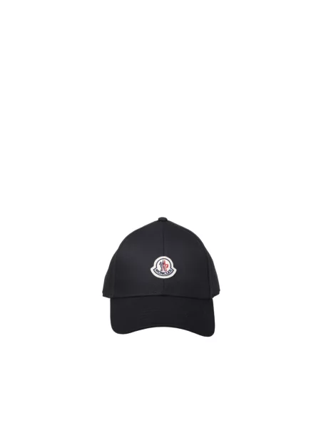 Czapka z daszkiem Moncler czarna
