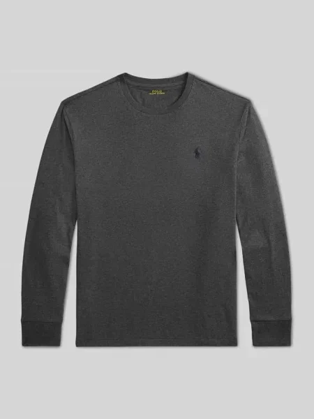 Bluzka z długim rękawem o kroju regular fit z czystej bawełny Polo Ralph Lauren