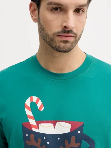 Пижама United Colors Of Benetton зеленая