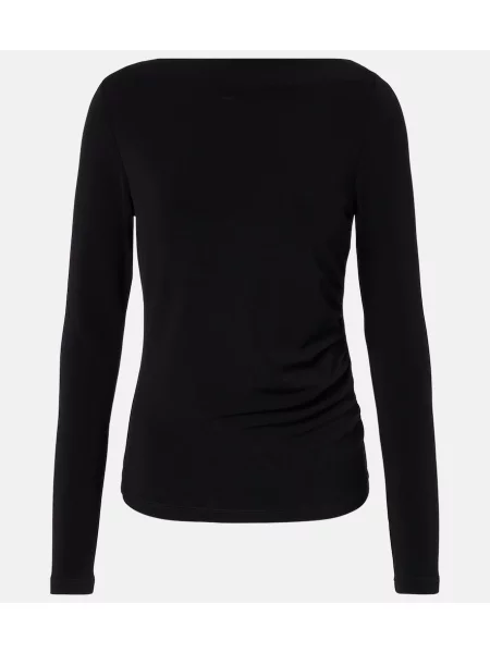 Tricou Max Mara din jerseu negru