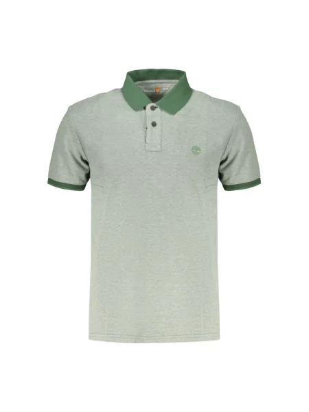 Koszulka polo Timberland z krótkim rękawem zielona