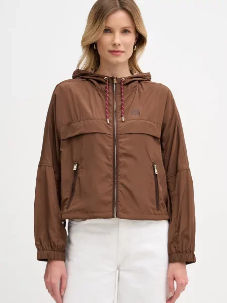 OUI krótka kurtka brązowa