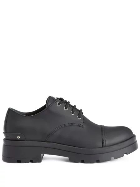 Botine Giuseppe Zanotti cu șireturi din dantelă negru