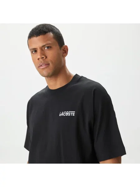 Lacoste Koszulka Lacoste czarna
