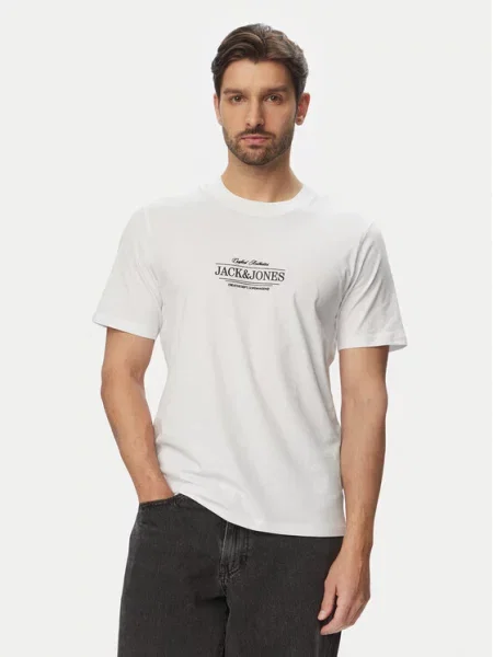 Jack & Jones Tricou Cassis alb