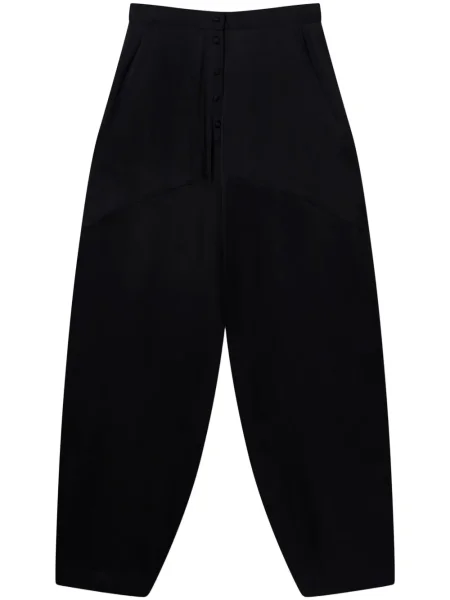 Pantaloni Stella Mccartney din satin negru