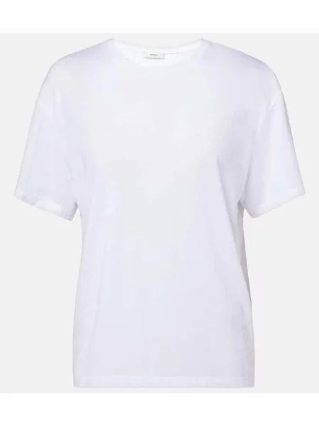 Top Toteme z dżerseju biały