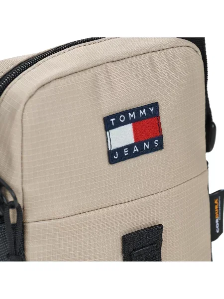 Taška Tommy Jeans béžová