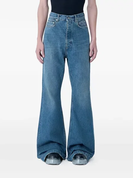 Blugi evazați Rick Owens Drkshdw albastru