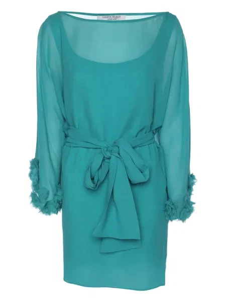 Bluză Marina Rinaldi cu model floral albastru