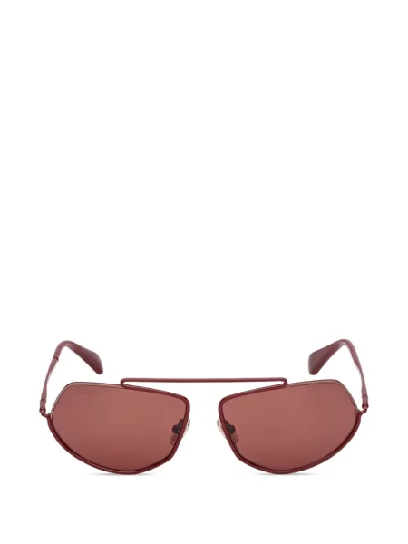 Ochelari de soare Max Mara Eyewear cu imprimeu geometric roșu