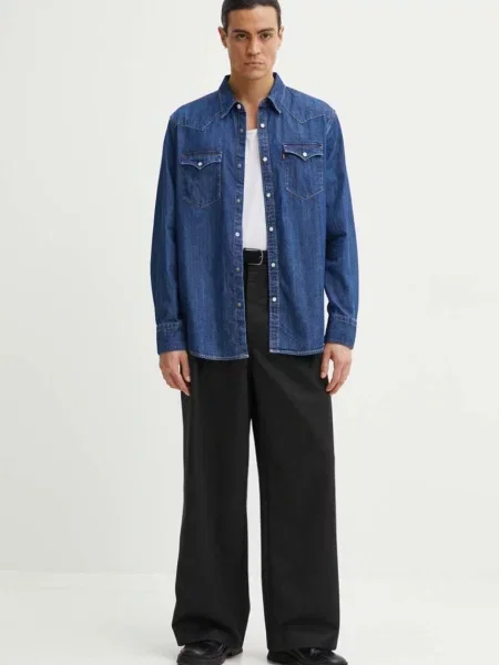 Levi's srajca BARSTOW WESTERN STANDARD modra
