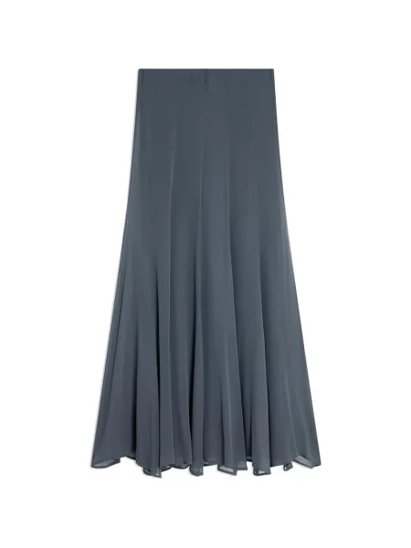 Fusta maxi Semicouture evazată gri