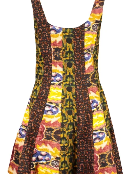 Rochie mini Desigual scurtă galben