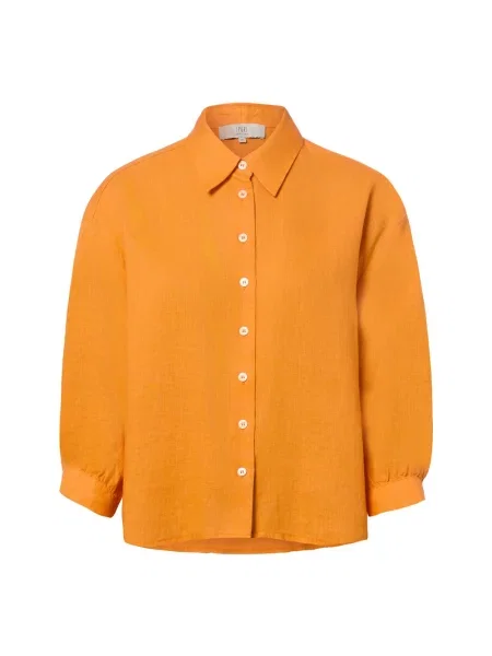 IPURI Lniana bluzka Francis Kobiety len 34 pomarańczowy