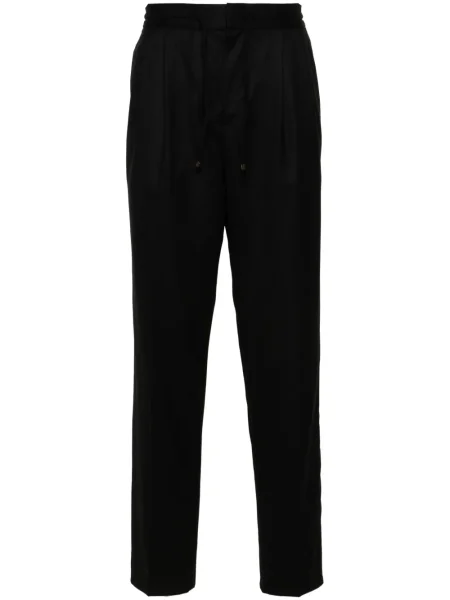 Pantaloni Brunello Cucinelli conici negru