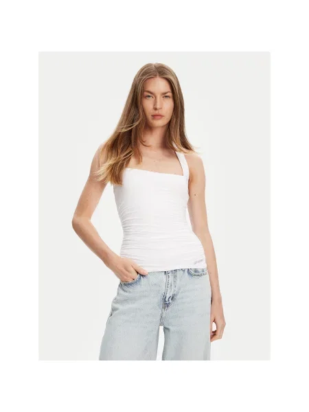 Guess Топ Regular Fit білий