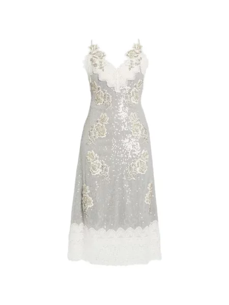 Sukienka koktajlowa Erdem w kwiatki garniturowa