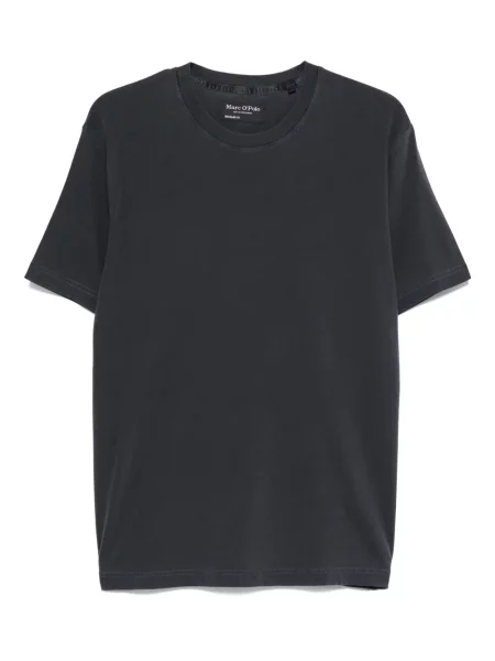 Къс тениска Marc O'polo с кръгло деколте синьо