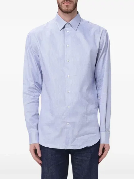 Lung cămașă Emporio Armani albastru