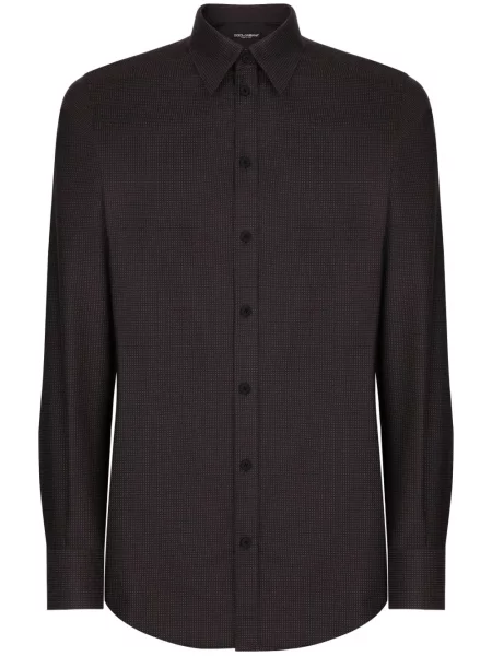 Cămașă Dolce & Gabbana cu buline negru