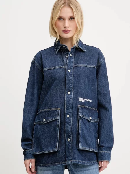 KARL LAGERFELD JEANS Bluză denim albastru